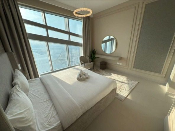 Grand Dubai Creek Harbour 3-bedroom apartment with Burj view