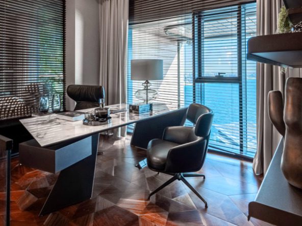 Bluewaters penthouse for sale with sea and Palm view from terrace