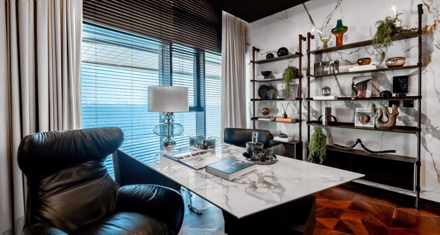 Bluewaters penthouse for sale with sea and Palm view from terrace