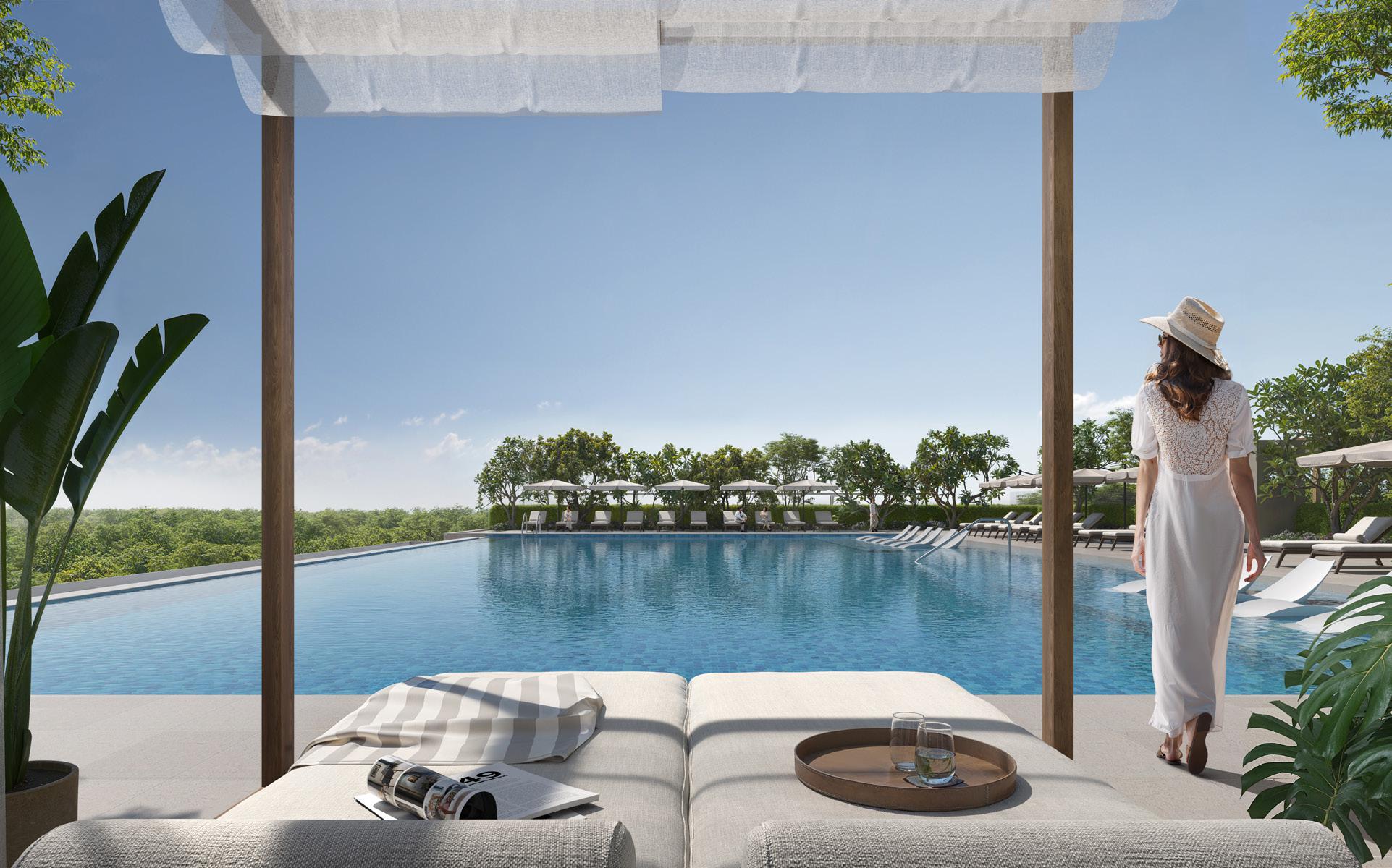 Vida Hillside Emaar apartments for sale with direct park access in Dubai Hills