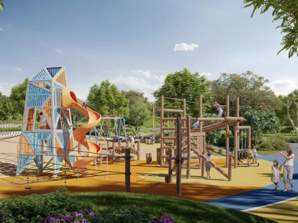 Vida Hillside Emaar apartments for sale with direct park access in Dubai Hills
