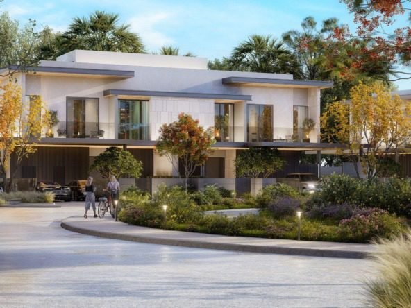 3 bedroom villa for sale in Jumeirah Golf Estates with private garden and modern design