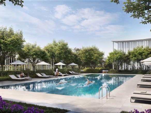 Vida Hillside Emaar apartments for sale with direct park access in Dubai Hills