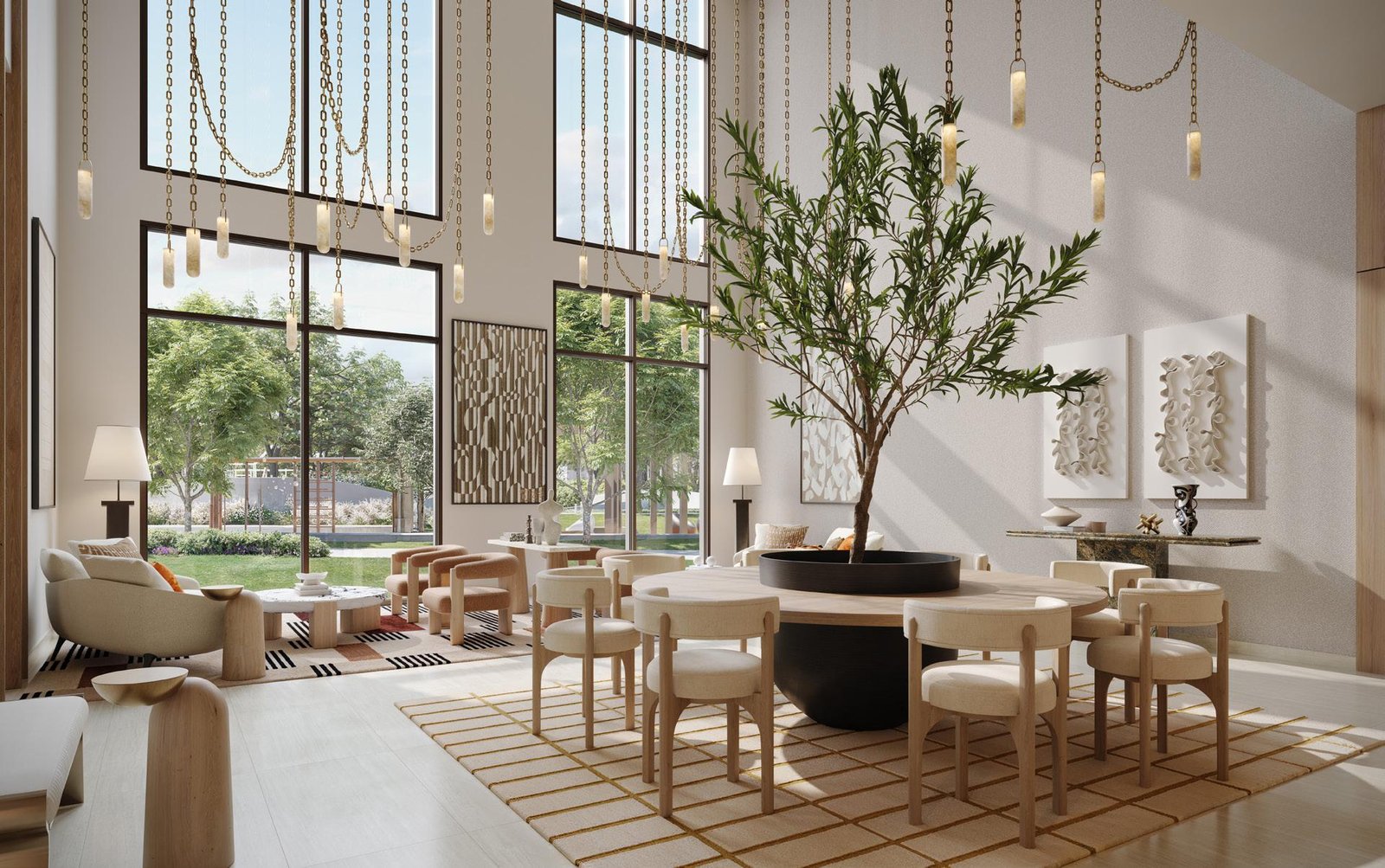 Vida Hillside Emaar apartments for sale with direct park access in Dubai Hills