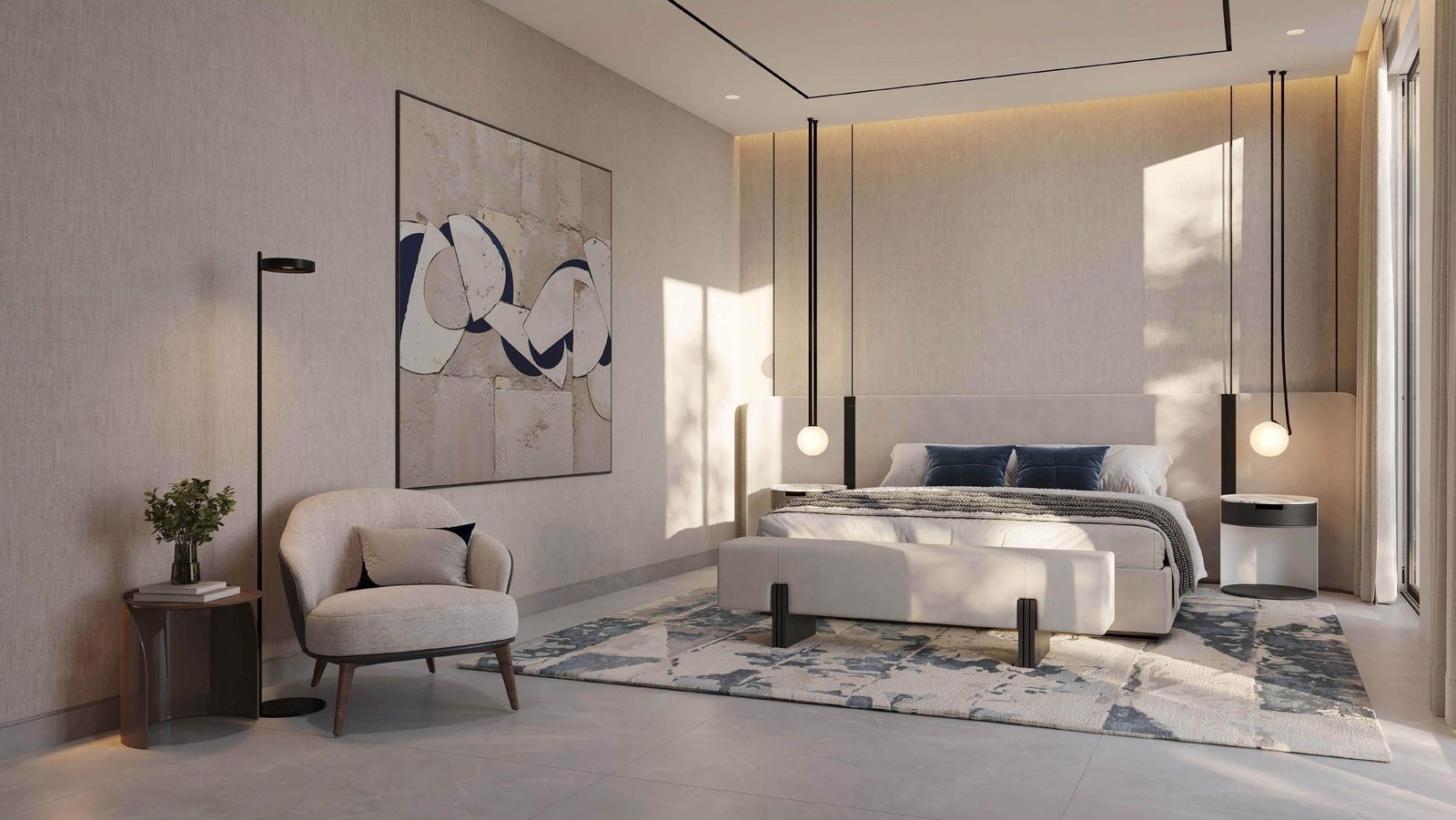 3 bedroom villa for sale in Jumeirah Golf Estates with private garden and modern design