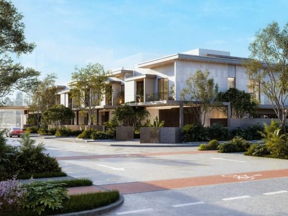 3 bedroom villa for sale in Jumeirah Golf Estates with private garden and modern design