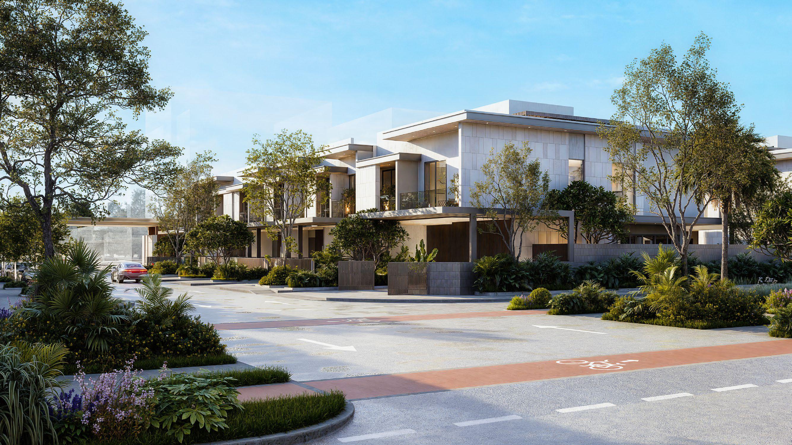 3 bedroom villa for sale in Jumeirah Golf Estates with private garden and modern design