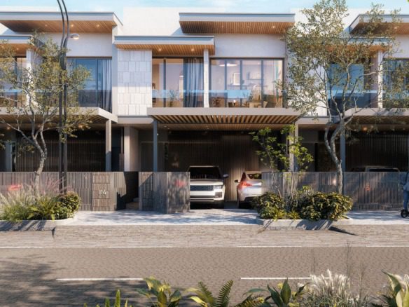 3 bedroom villa for sale in Jumeirah Golf Estates with private garden and modern design