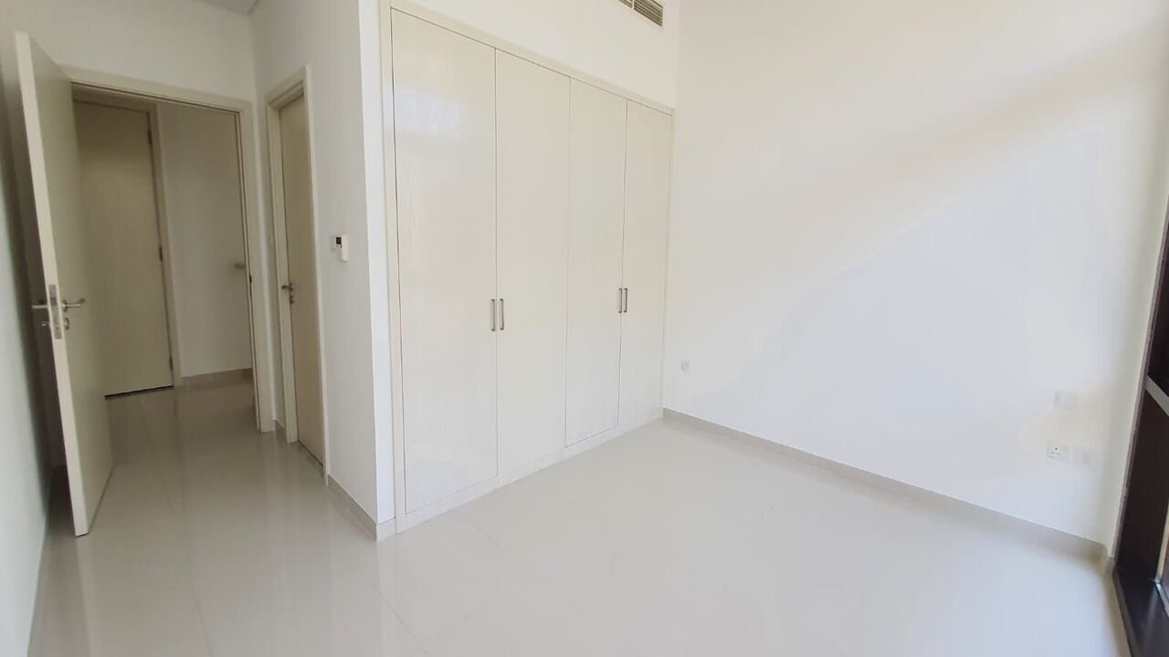 Upgraded 3 bedroom townhouse for rent in Damac Hills with garden and golf view
