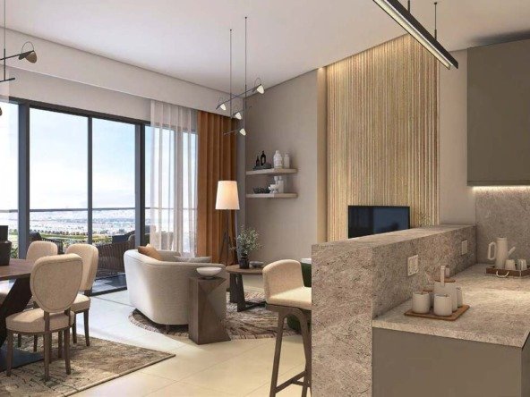 Golf Gate apartment for sale with mid-floor golf views in DAMAC Hills