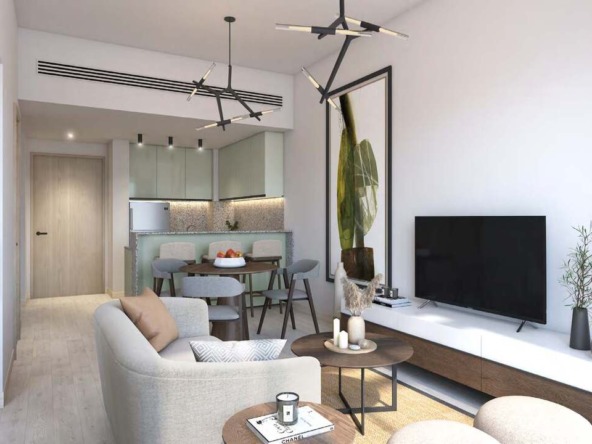 Golf Gate apartment for sale with mid-floor golf views in DAMAC Hills