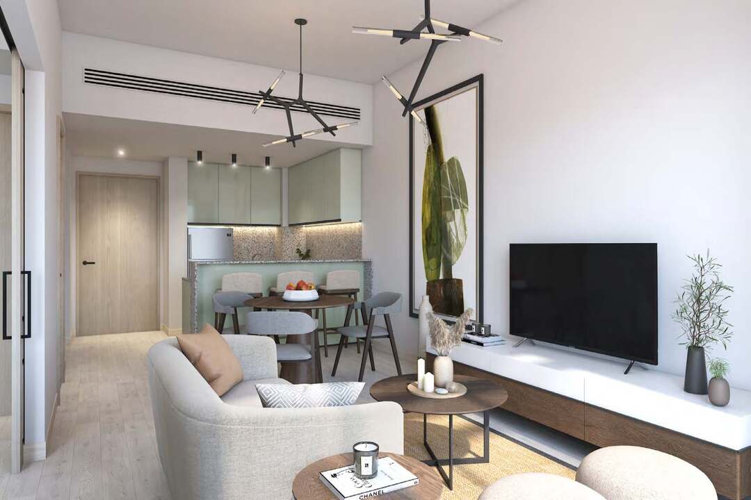 Golf Gate apartment for sale with mid-floor golf views in DAMAC Hills