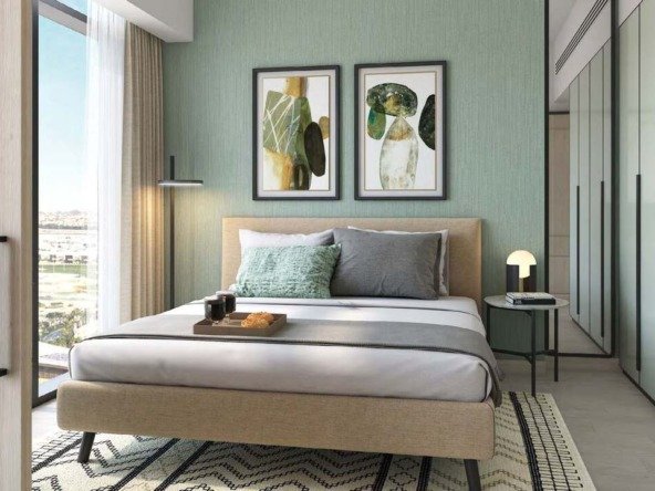 Golf Gate apartment for sale with mid-floor golf views in DAMAC Hills