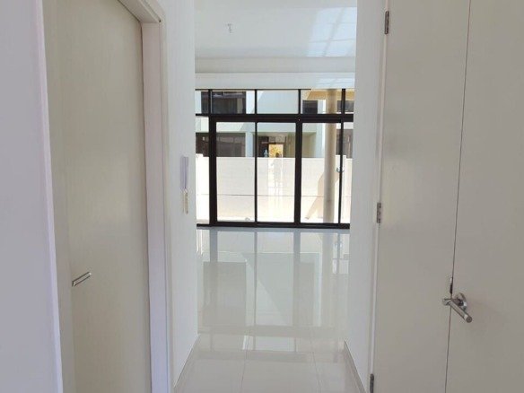 Upgraded 3 bedroom townhouse for rent in Damac Hills with garden and golf view