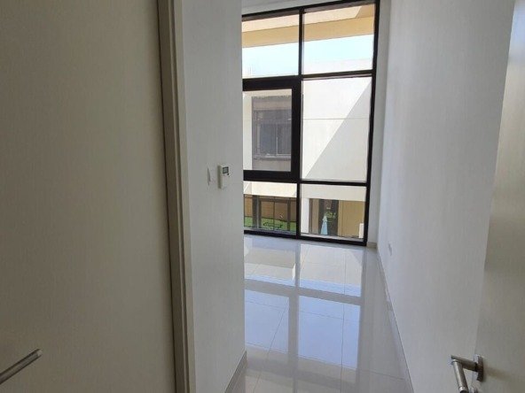 Upgraded 3 bedroom townhouse for rent in Damac Hills with garden and golf view