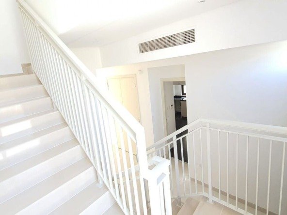 Upgraded 3 bedroom townhouse for rent in Damac Hills with garden and golf view
