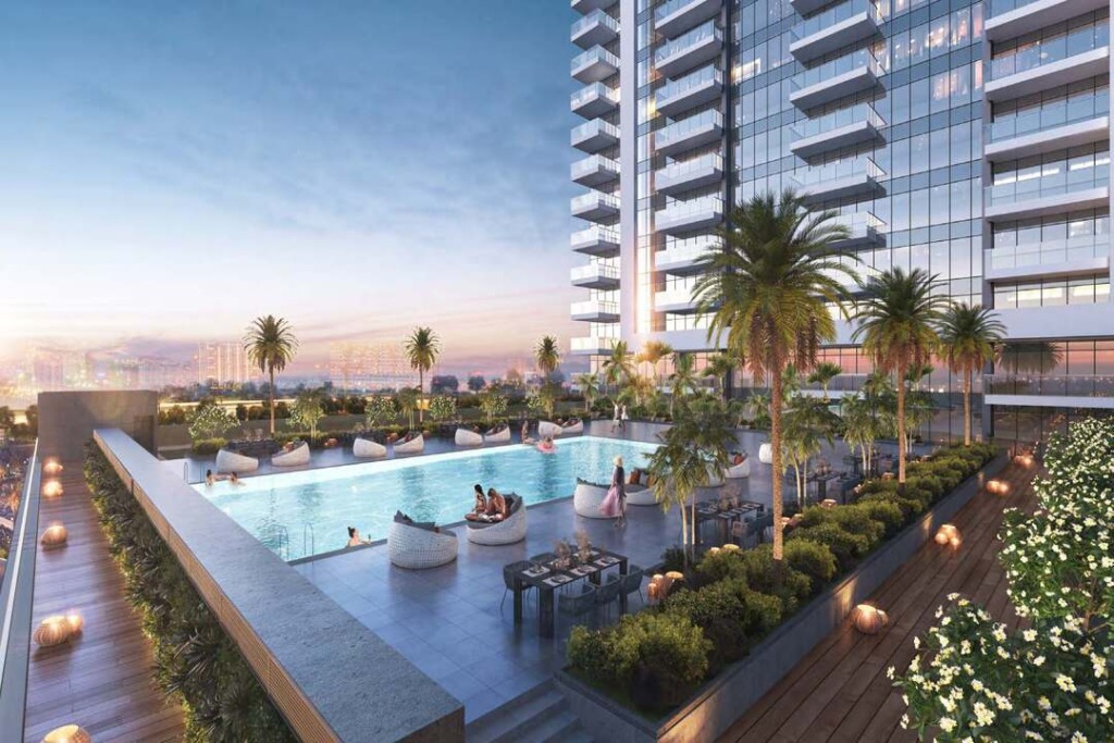 Golf Gate apartment for sale with mid-floor golf views in DAMAC Hills
