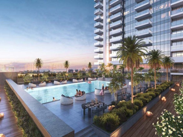 Golf Gate apartment for sale with mid-floor golf views in DAMAC Hills