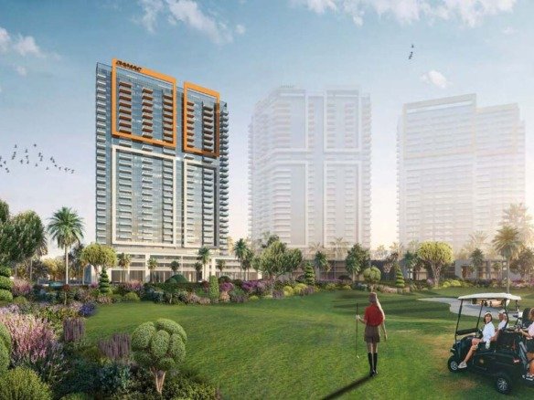 Golf Gate apartment for sale with mid-floor golf views in DAMAC Hills