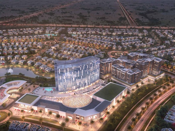 Hayat Dubai South townhouses with walking trails and wellness amenities