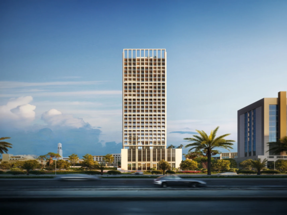 Binghatti Moonlight Al Jaddaf luxury apartments with Burj Khalifa views