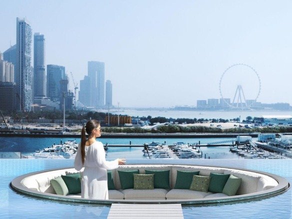 W Residences Dubai Harbour apartments with sea views and branded luxury amenities