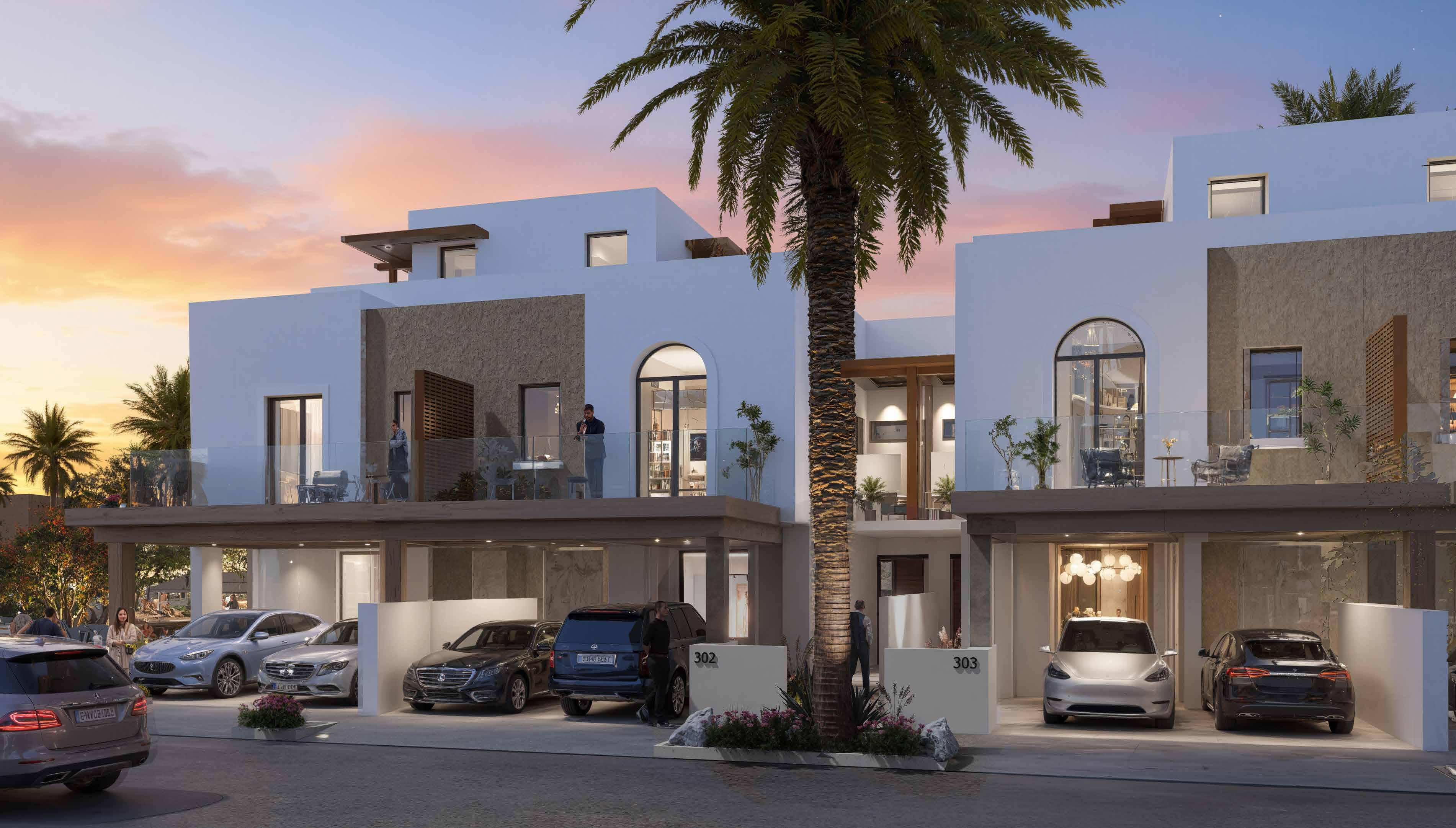 Hayat Dubai South townhouses with walking trails and wellness amenities