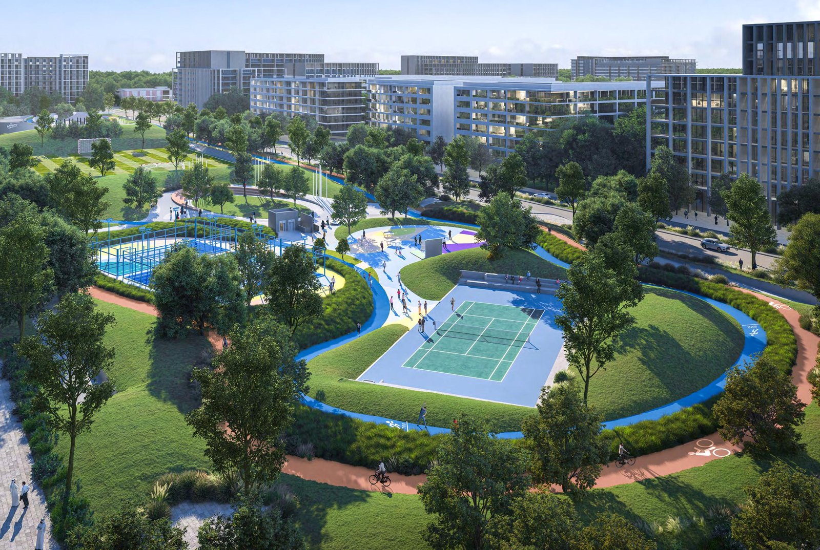 Safa Parkview apartments at Aljada by Arada