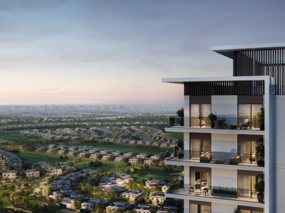 Rosehill Dubai Hills apartments with golf views and luxury lifestyle features