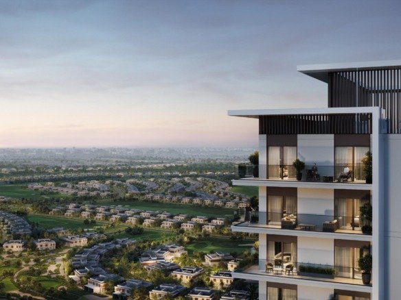 Rosehill Dubai Hills apartments with golf views and luxury lifestyle features