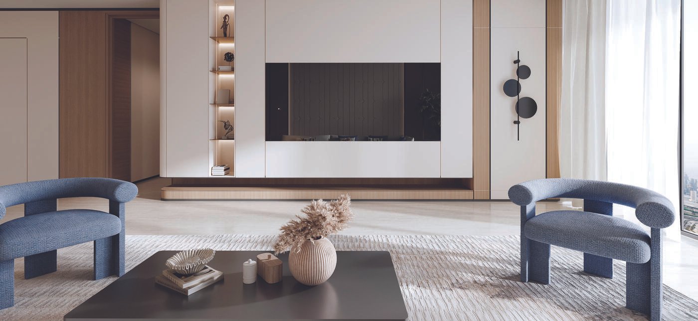 Binghatti Moonlight Al Jaddaf luxury apartments with Burj Khalifa views