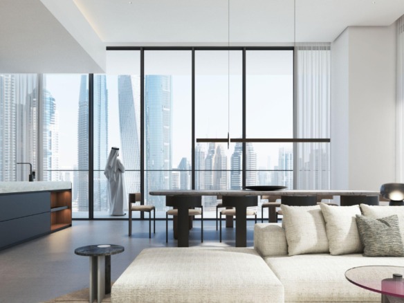 W Residences Dubai Harbour apartments with sea views and branded luxury amenities