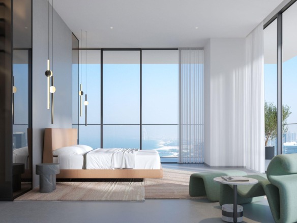 W Residences Dubai Harbour apartments with sea views and branded luxury amenities