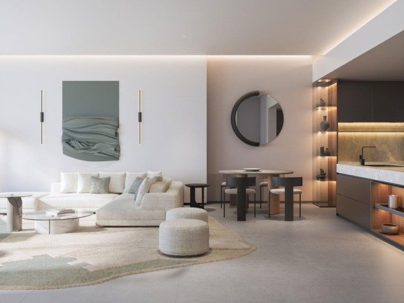 W Residences Dubai Harbour apartments with sea views and branded luxury amenities