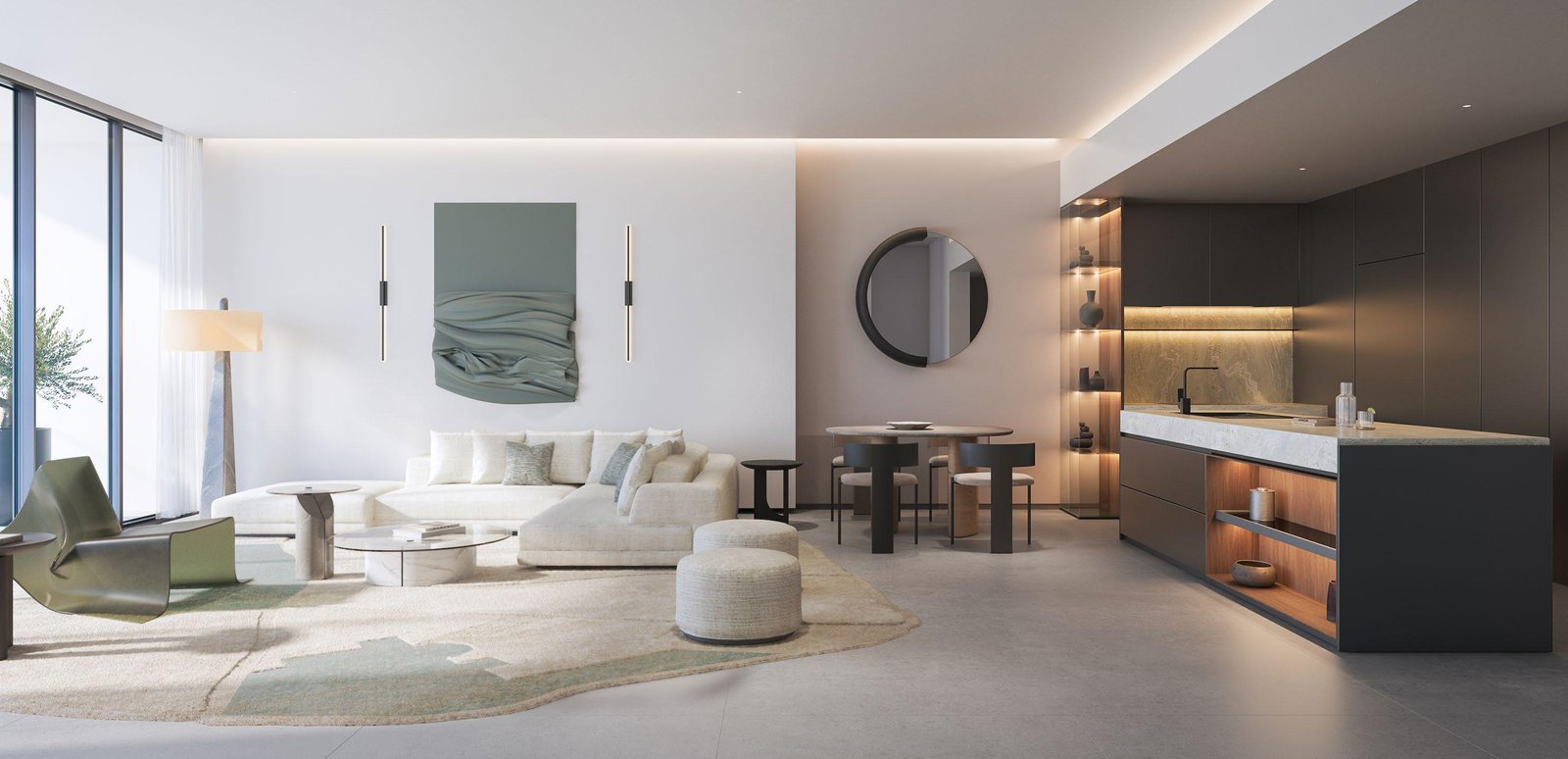 W Residences Dubai Harbour apartments with sea views and branded luxury amenities