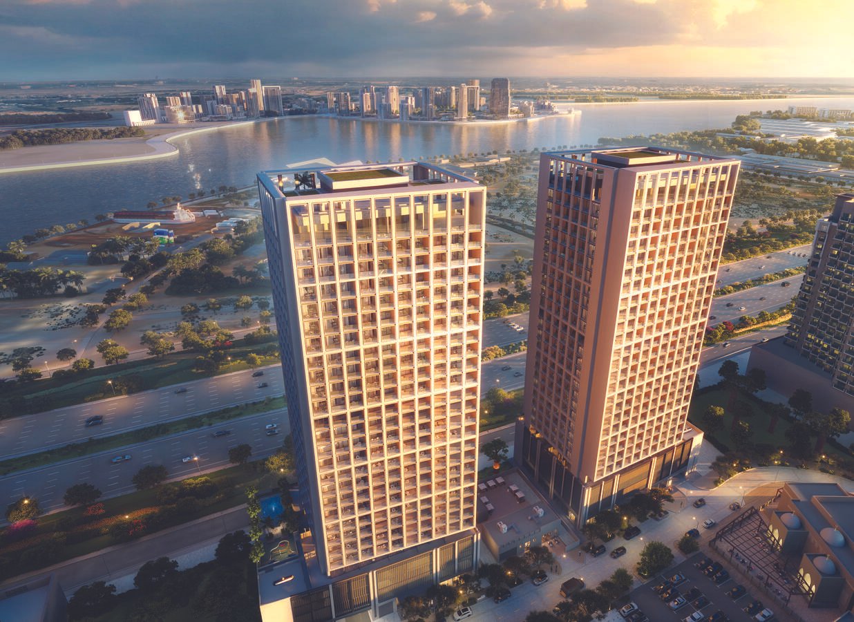 Binghatti Moonlight Al Jaddaf luxury apartments with Burj Khalifa views