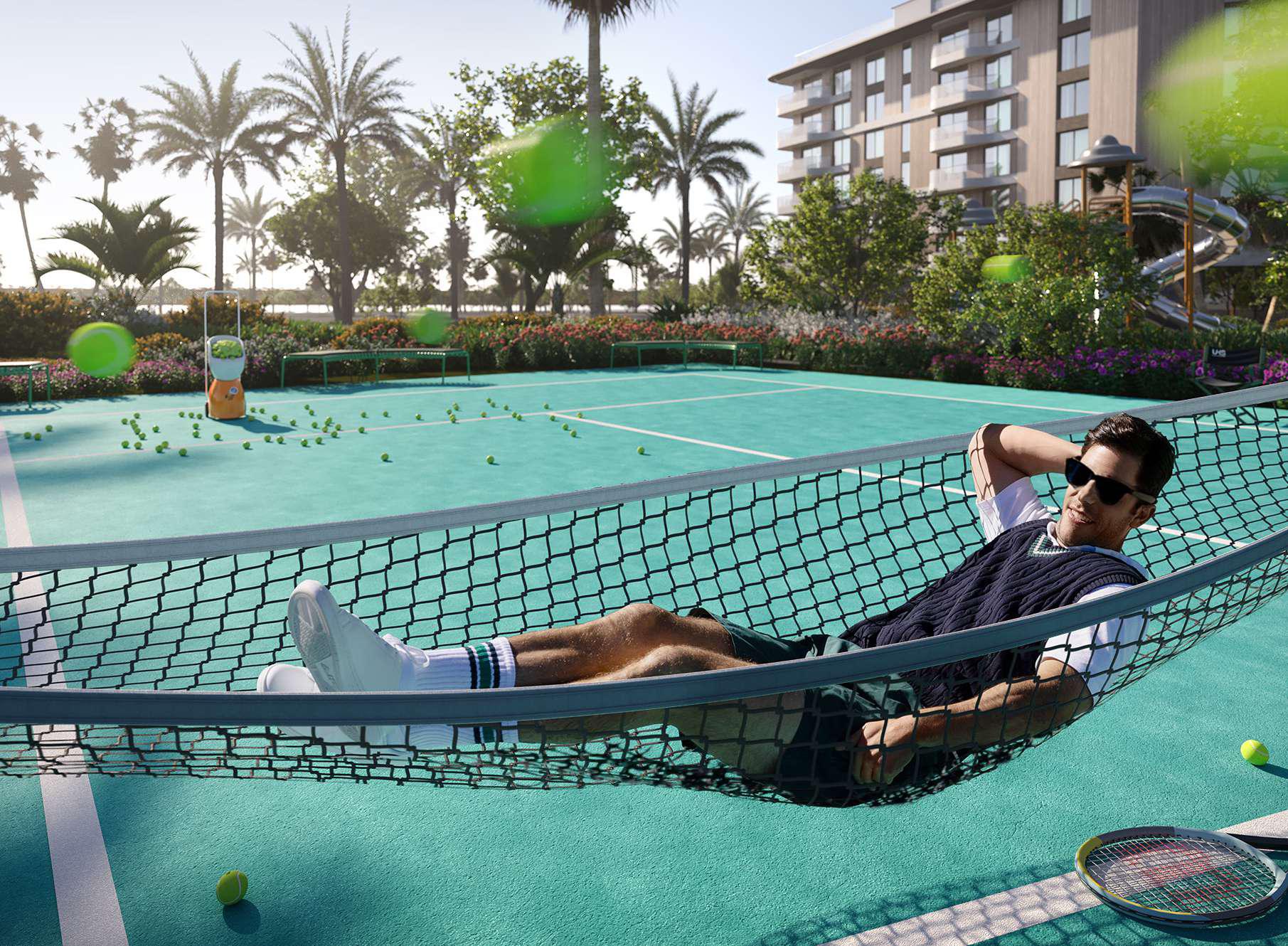 Gardenia Bay Yas Island apartments for sale with lagoon views, beach access, and sustainable amenities by Aldar.