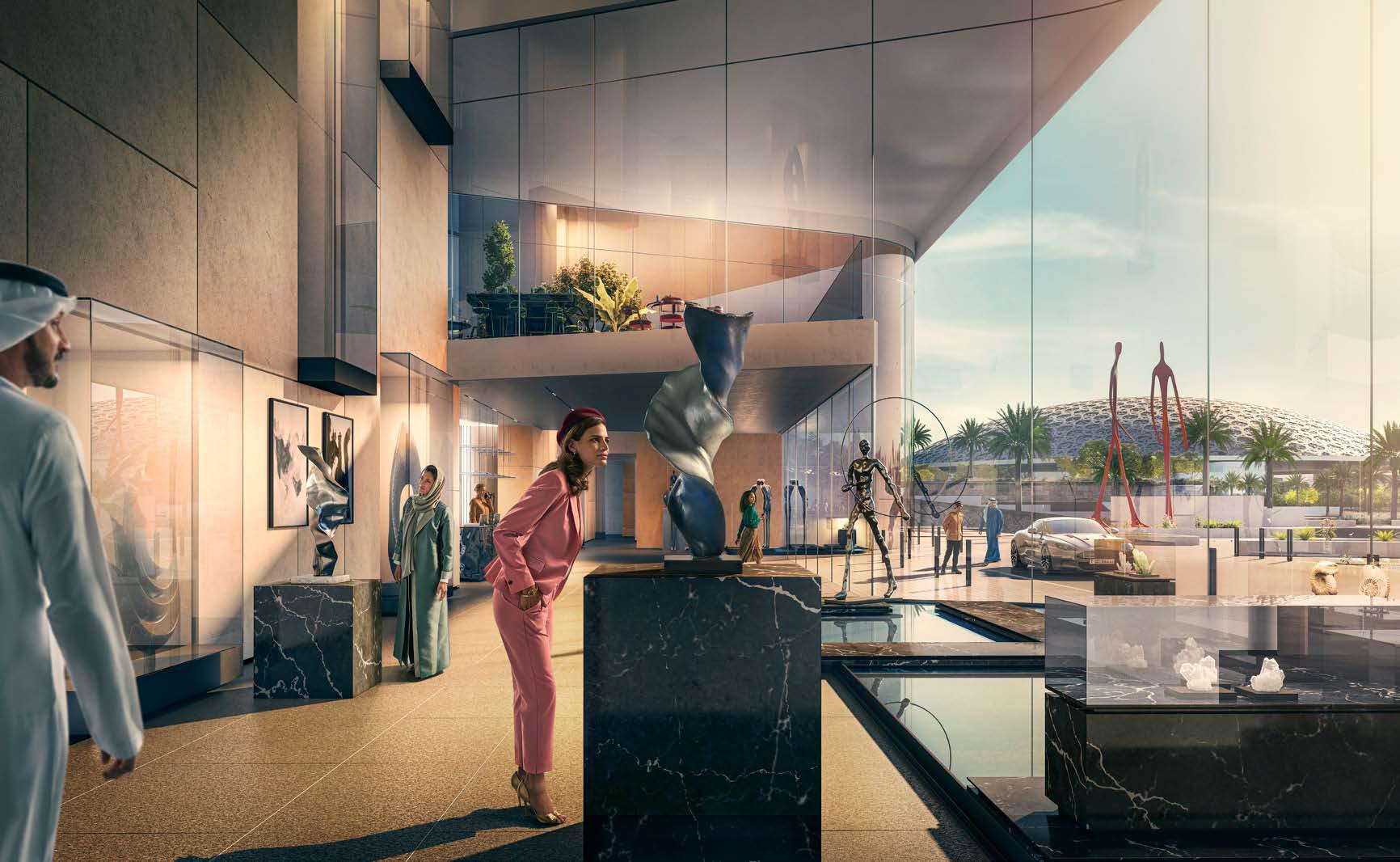Louvre Abu Dhabi Residences by Aldar – branded luxury apartments at Saadiyat Grove with museum views