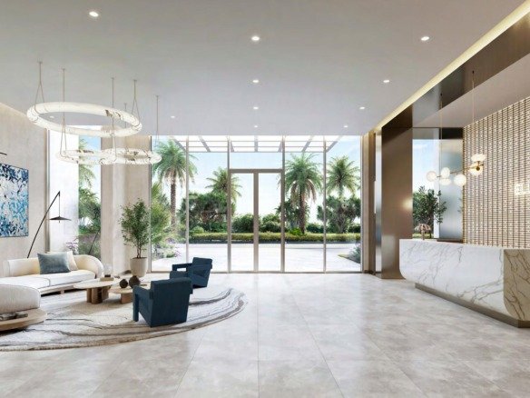 Windsor House Dubai South apartments with rooftop pool and retail boulevard