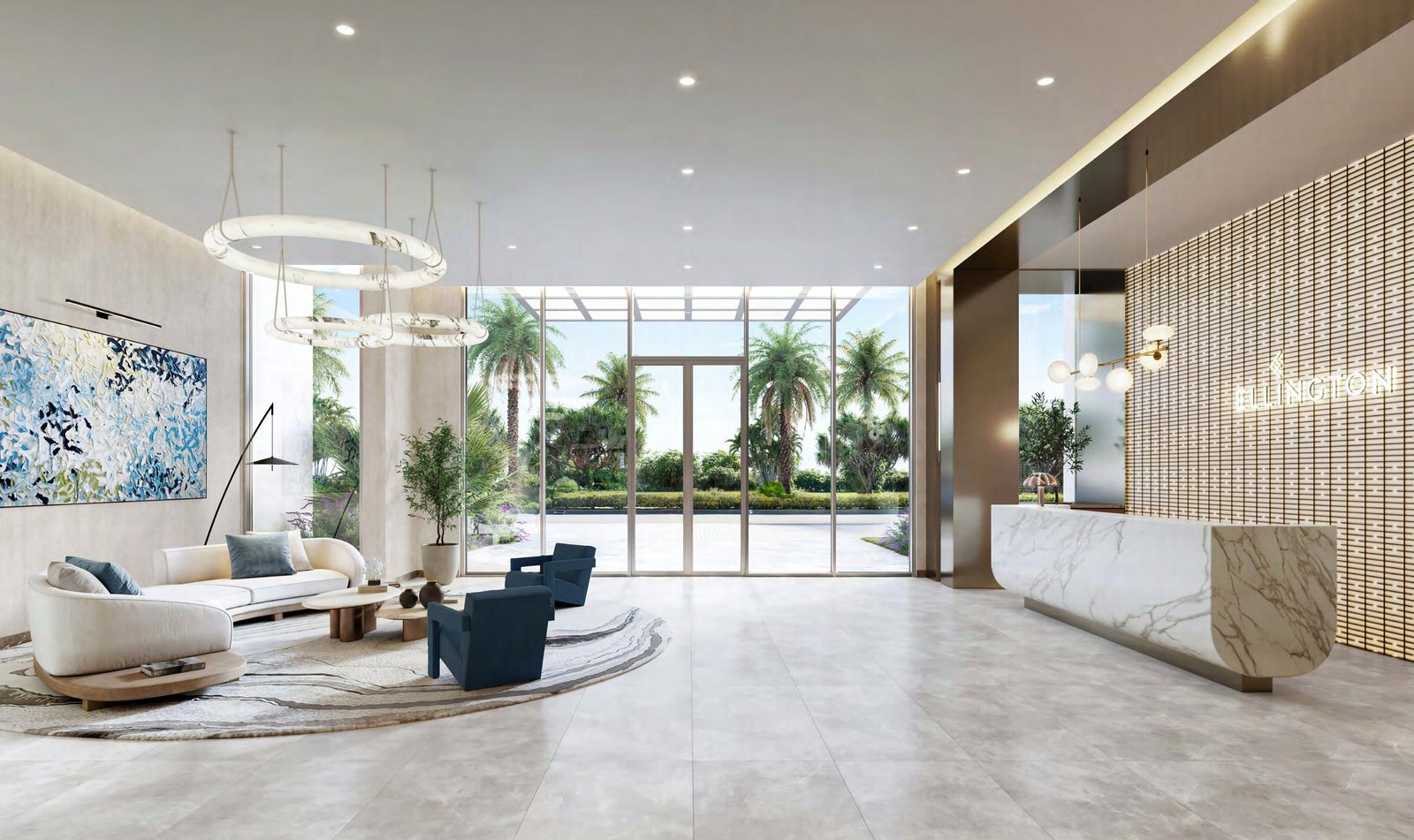 Windsor House Dubai South apartments with rooftop pool and retail boulevard