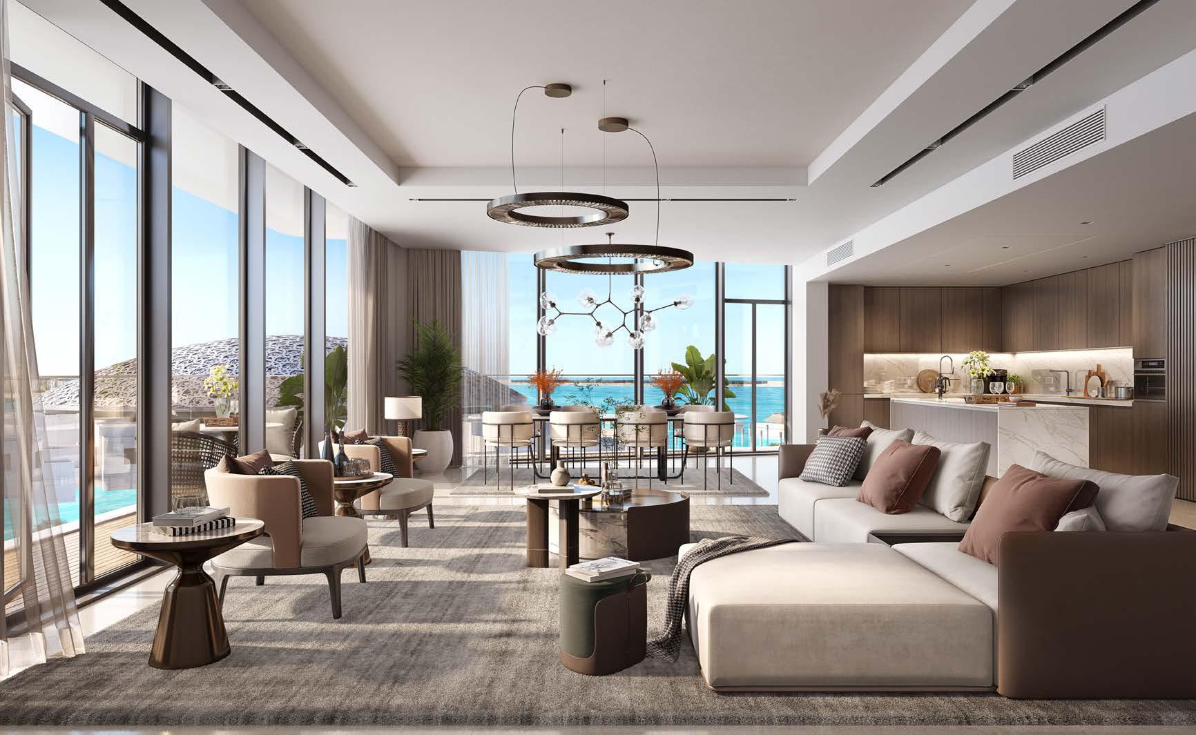 Louvre Abu Dhabi Residences by Aldar – branded luxury apartments at Saadiyat Grove with museum views