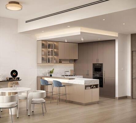 Windsor House Dubai South apartments with rooftop pool and retail boulevard
