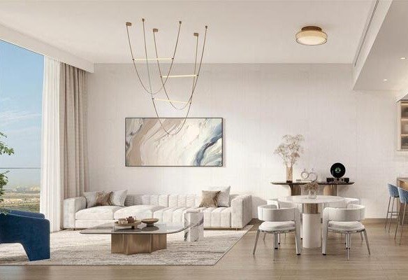 Windsor House Dubai South apartments with rooftop pool and retail boulevard