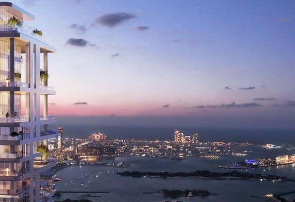 The Chedi Private Residences Dubai sky‑villa exterior Sheikh Zayed Road