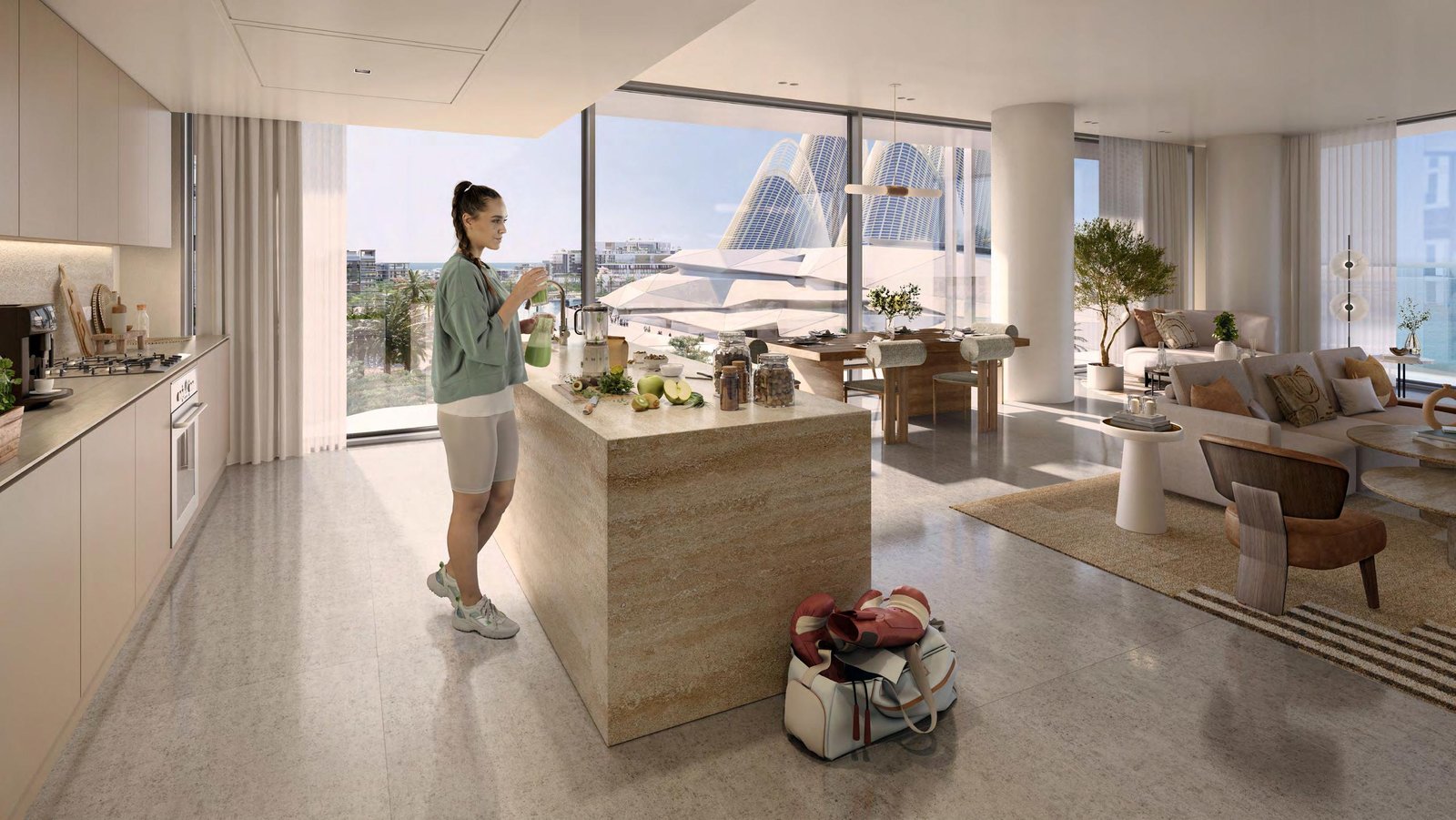 The Source Saadiyat Grove by Aldar – wellness-inspired luxury apartments in Abu Dhabi’s Cultural District with Zayed National Museum views