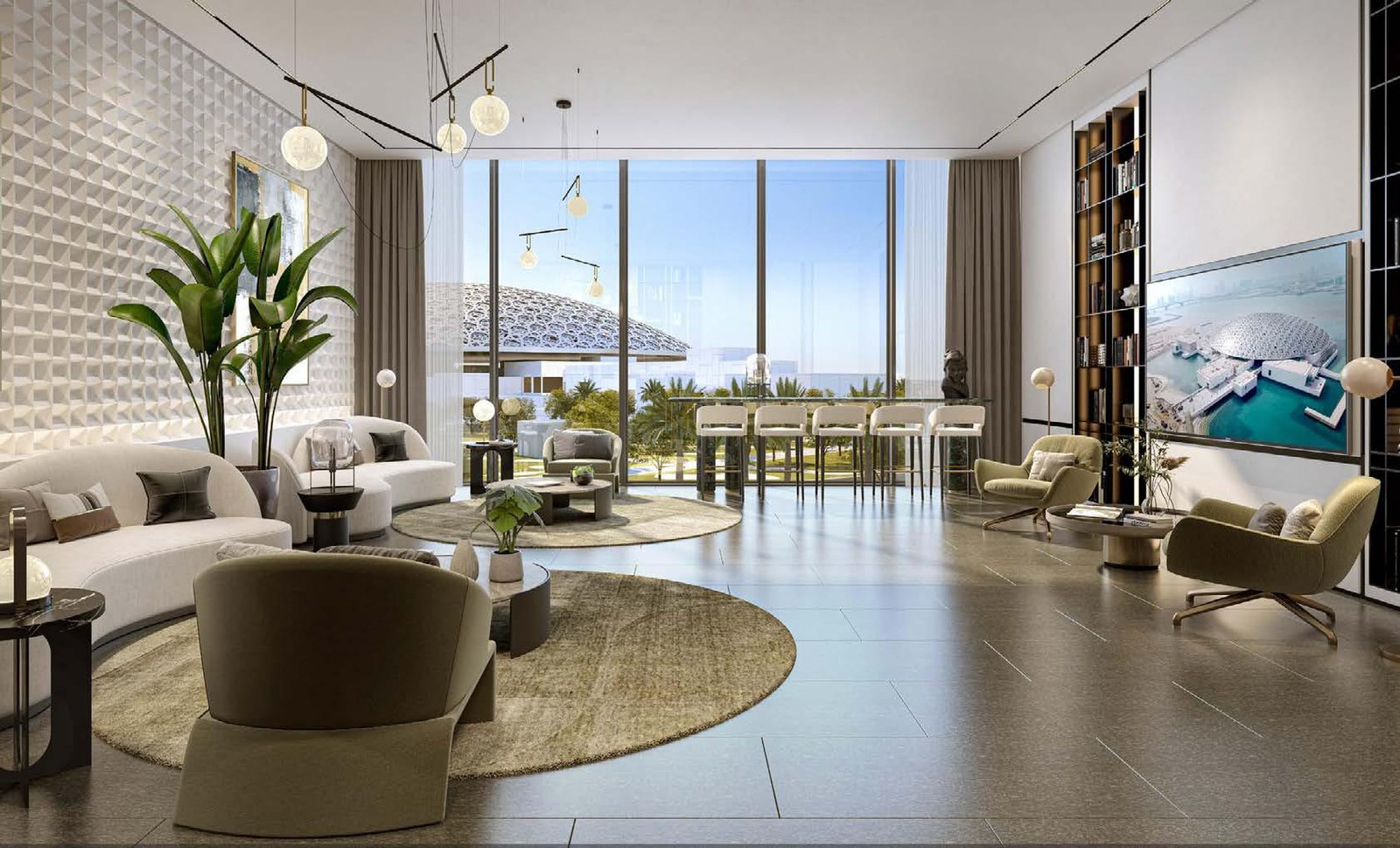 Louvre Abu Dhabi Residences by Aldar – branded luxury apartments at Saadiyat Grove with museum views