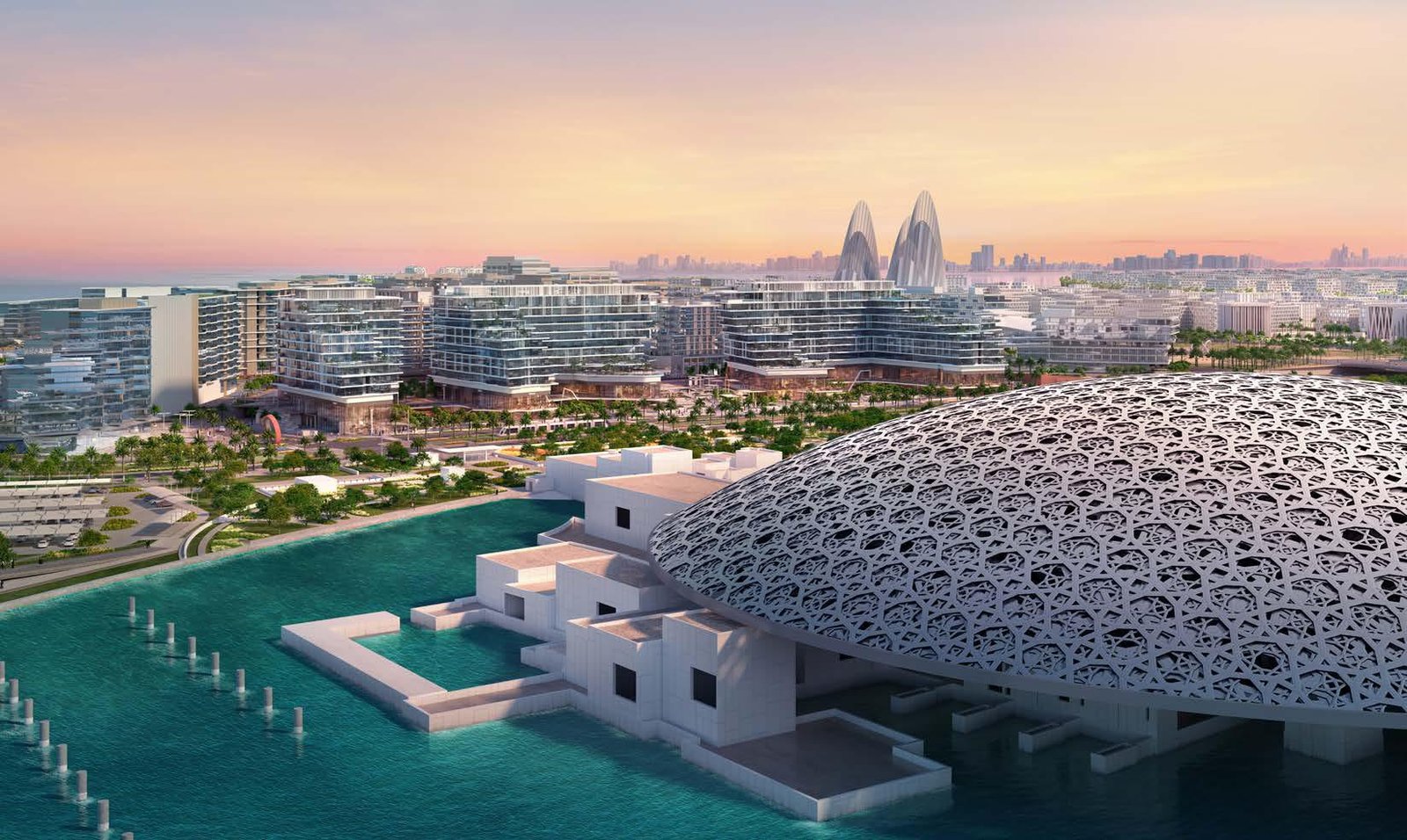 Louvre Abu Dhabi Residences by Aldar – branded luxury apartments at Saadiyat Grove with museum views