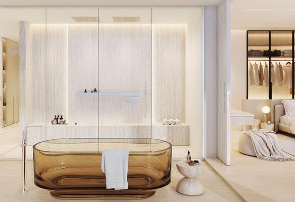 The Chedi Private Residences Dubai sky‑villa exterior Sheikh Zayed Road
