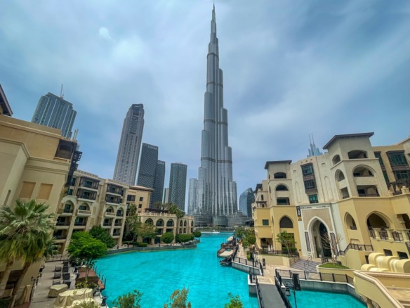 Apartment for rent in Burj Khalifa – 3-bedroom ultra-fitted residence with DIFC view and maid’s room