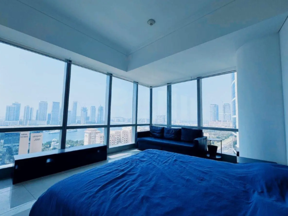 Ocean Heights Dubai Marina – 3-bedroom furnished apartment with sea view and balconies for rent